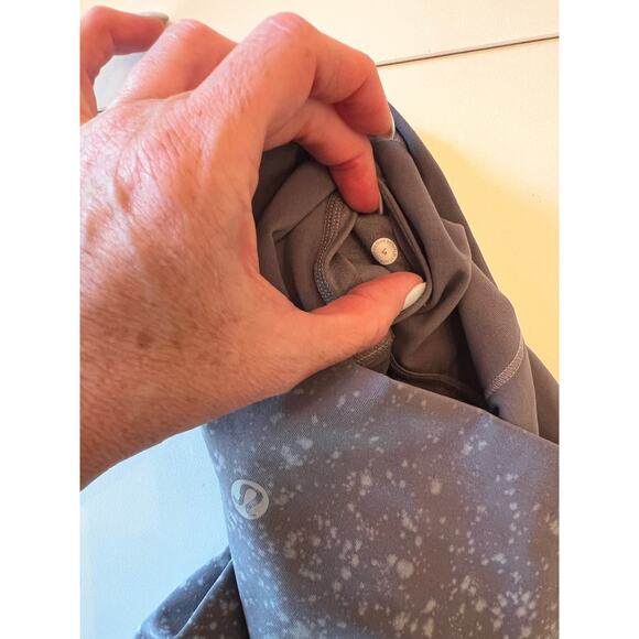 LULULEMON Wunder Under High Rise Crop 25" Tights Asphalt Grey Size 4 - Picture 3 of 5